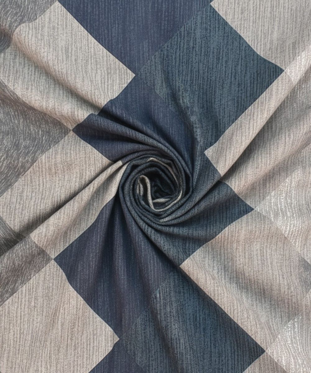 Midnight Geometry Bedsheet With Pillow Covers