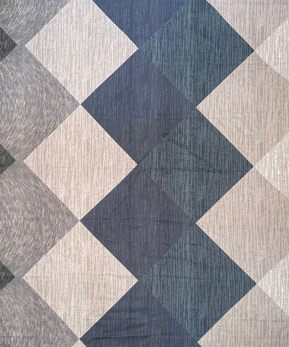 Midnight Geometry Bedsheet With Pillow Covers