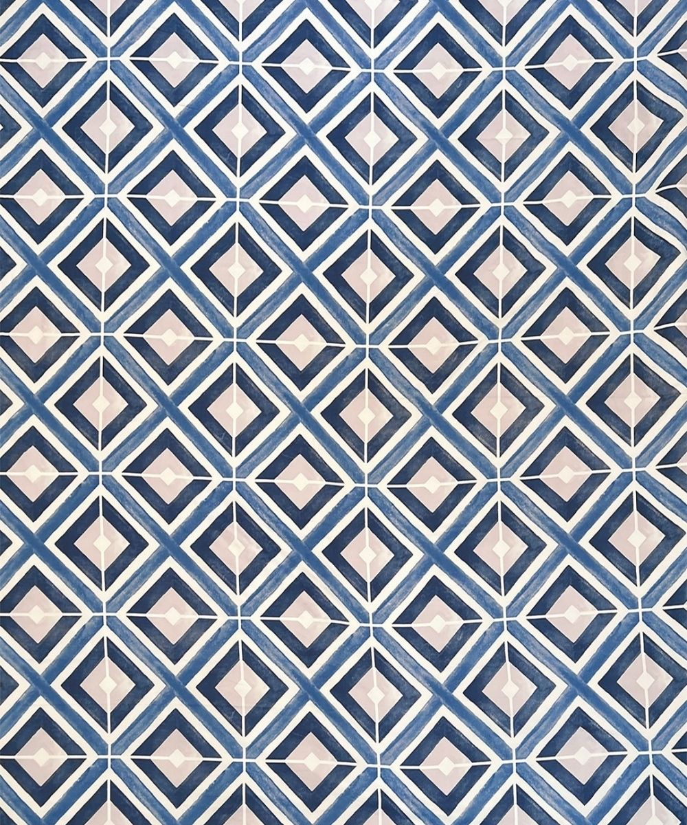Steel Blue Prism Bedsheet With Pillow Covers