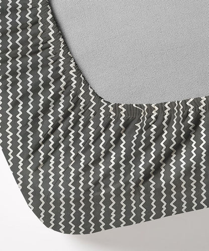 Nordic Grey Bedsheet With Pillow Covers