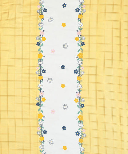 Flower in Sun Single Bedsheet With 1 Pillow Cover