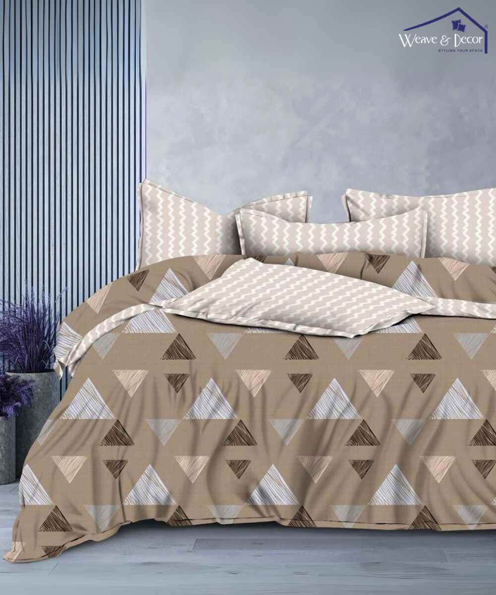 Urban Zen Flat Bedsheet With Pillow Covers