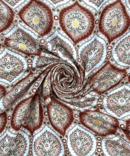 Mughal Motif Flat Bedsheet With Pillow Covers