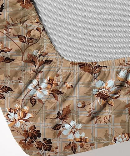 Hazel Bloom  Flat Bedsheet With Pillow Covers