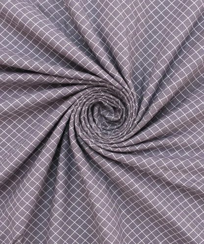 Lavender Checks    Flat Bedsheet With Pillow Covers