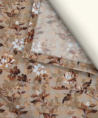 Hazel Bloom  Flat Bedsheet With Pillow Covers