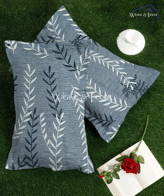 Leaves Pattern Pillow Cover Set of 2