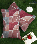 Vintage Grid Pillow Cover Set of 2