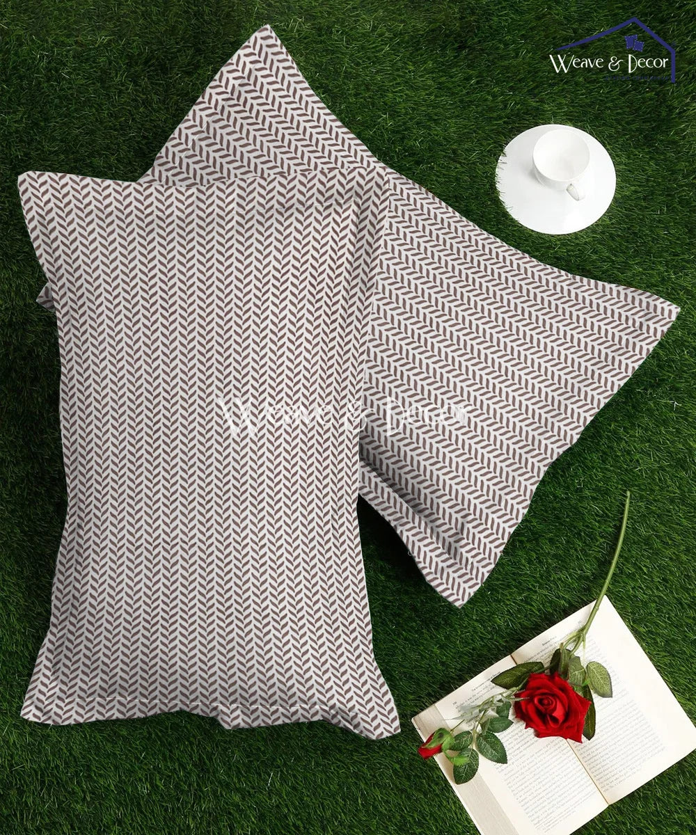 Subtle Chevron Pillow Cover Set of 2