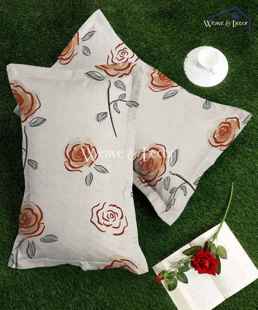 Delicate Roses Pillow Cover Set of 2