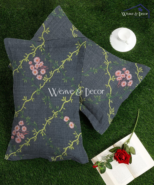 Dusky Petals Pillow Cover Set of 2