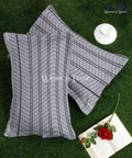 Urban Stripe Elegance Pillow Cover Set of 2