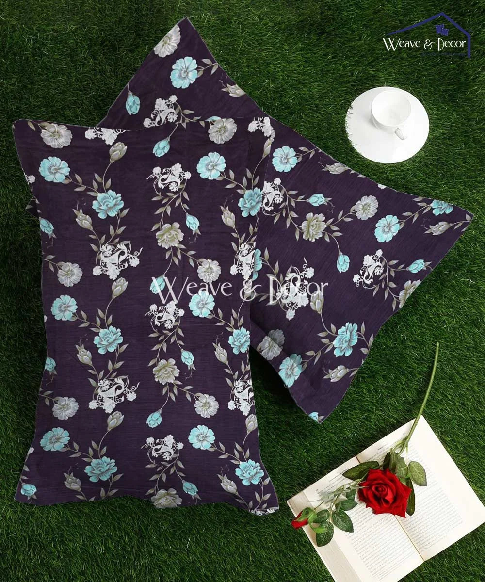 Noir Elegance Pillow Cover Set of 2