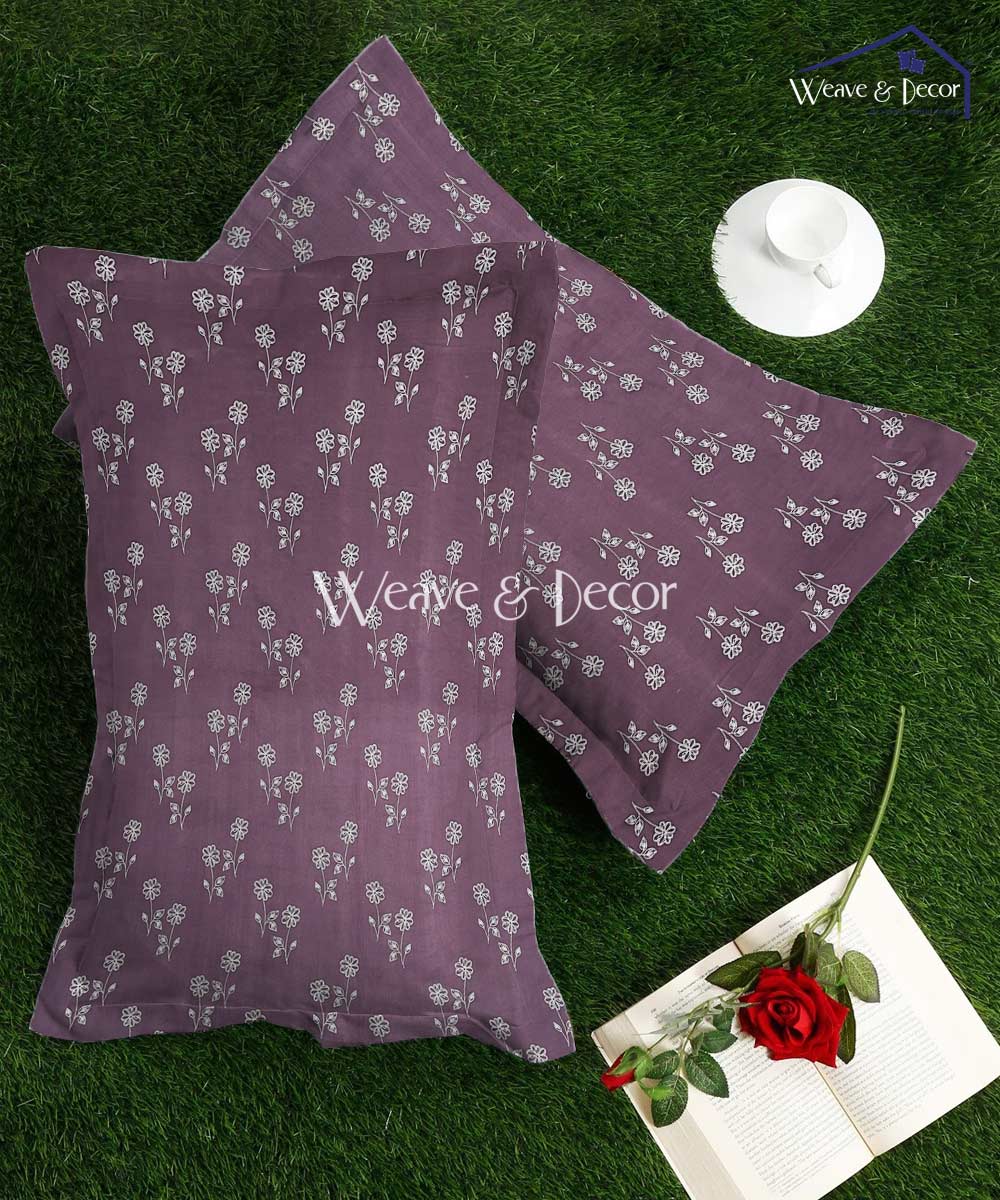 Lilac Garden   Pillow Cover Set of 2