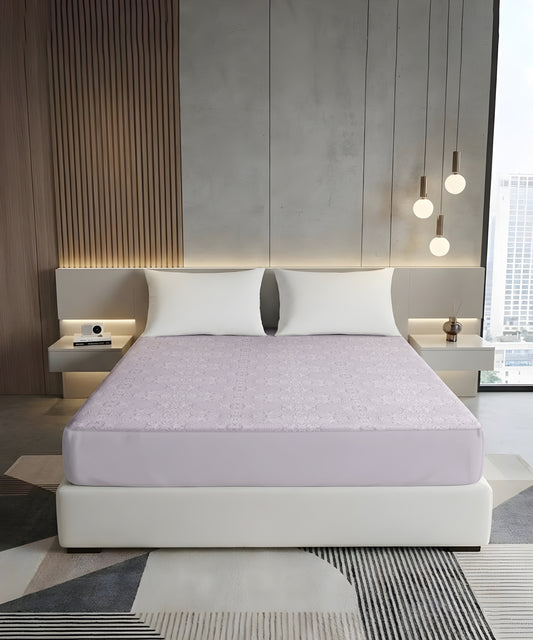 ultrasonic punched pattern mattress protector 