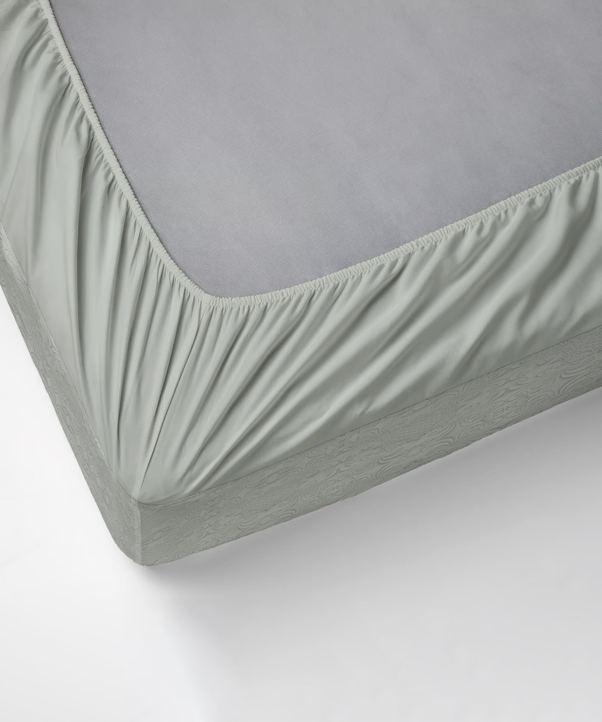 ultrasonic punched pattern mattress protector 