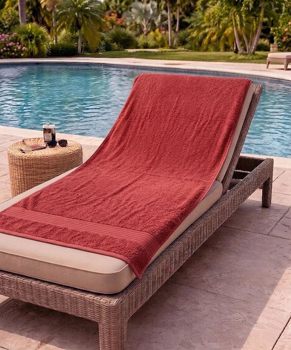 Weave & Decor Plush Pool Towel – Extra Absorbent, Soft & Long Lasting