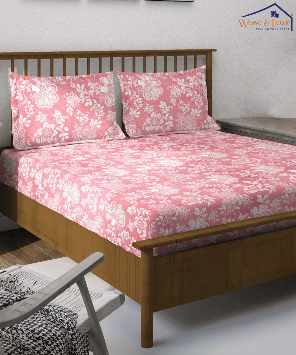 Soft Rose Bloom Quilt / Blanket / Razai / Duvet Covers