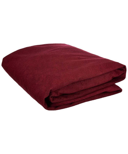 Maroon Solid Terry Mattress Protector
