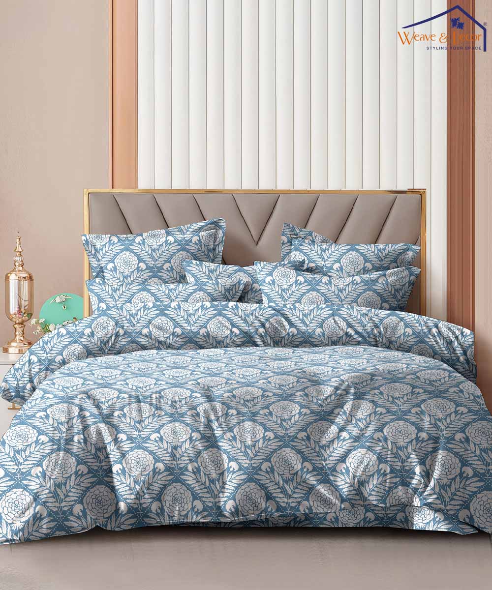 Royal Bloom Stripe Quilt / Blanket / Razai / Duvet Covers