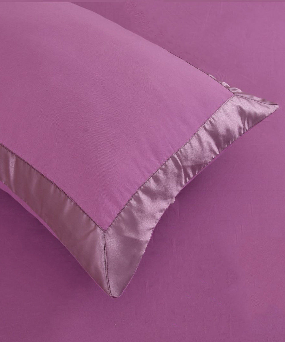 Pastel Purple Solid Double Bed Comforter