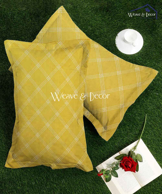 Sunny Checks Pillow Cover Set of 2