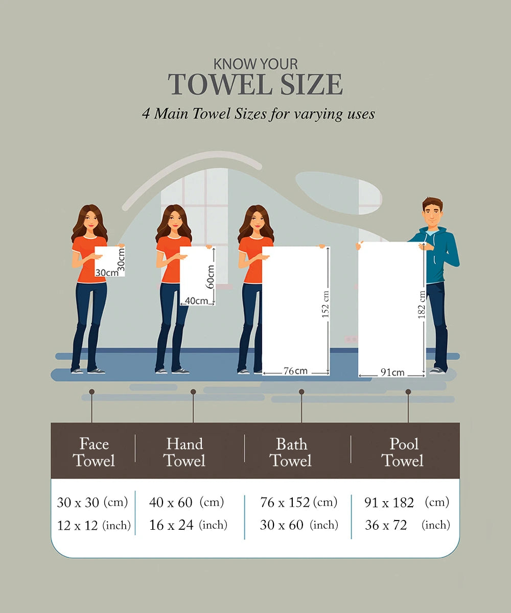Weave & Decor Chocolate Pool Towel – Extra Absorbent, Soft & Long Lasting