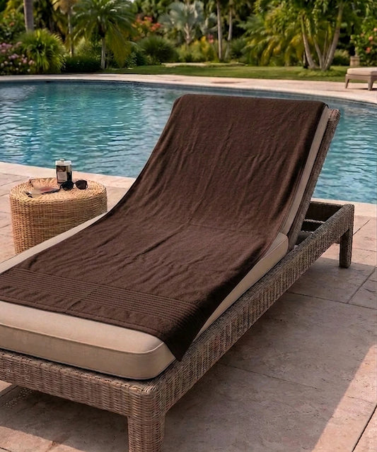 Weave & Decor White Pool Towel – Extra Absorbent, Soft & Long Lasting