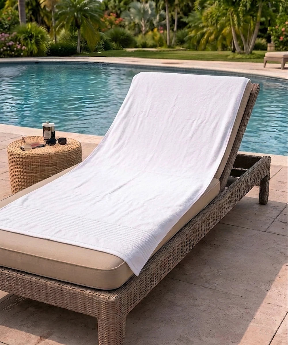 Weave & Decor Plush Pool Towel – Extra Absorbent, Soft & Long Lasting