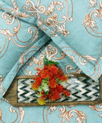 Victorian Essence King Size Bedsheet With 2 Pillow Cover