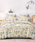 Pink Floral King Size Bedsheet With 2 Pillow Covers