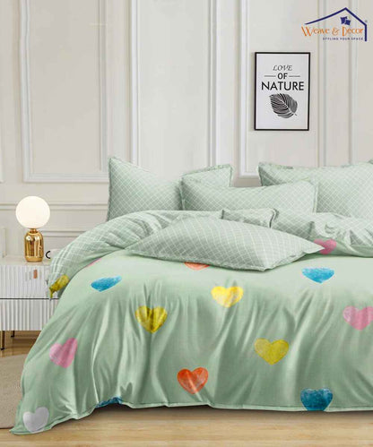  Queen Fitted Bedsheet With Pillow Covers , ELASTIC FITTED BEDSHEET QUEEN SIZE 