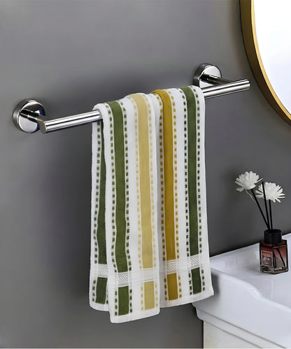 Weave & Decor Luxe Stripe Cotton Hand Towels Sets – Ultra Soft & Super Absorbent (Yellow)