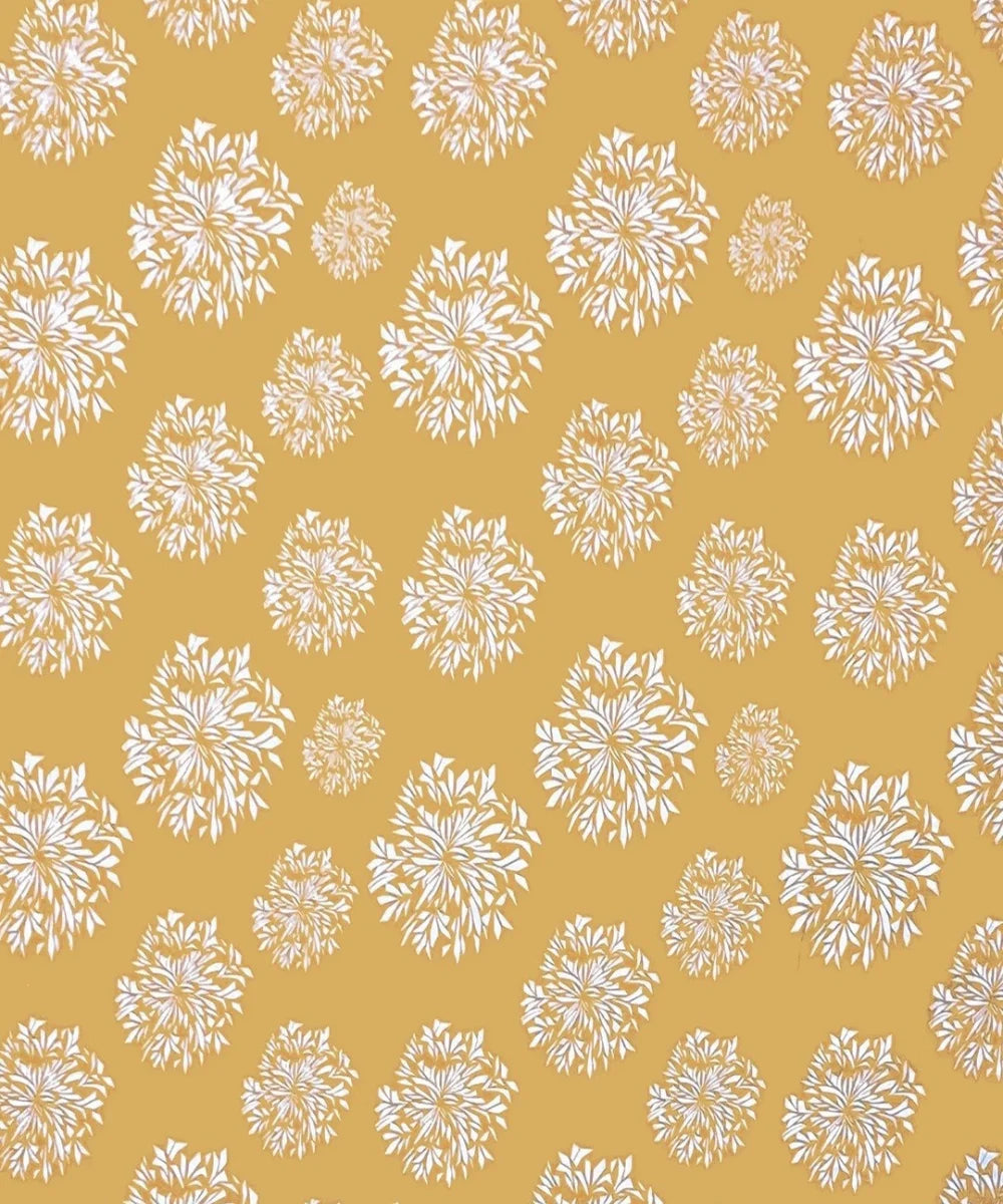 YELLOW FLORAL DOUBLE BEDSHEET 5
