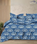 Blue Floral Bedsheet