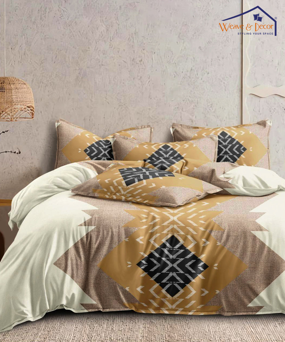 ethnic pattern king size bedsheet 