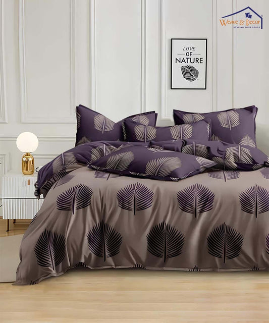 leaves double bedsheet 