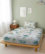elephant theme kids bedsheet 