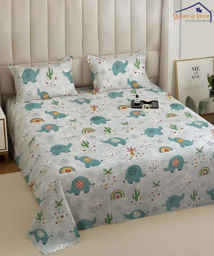 elephant theme kids bedsheet 
