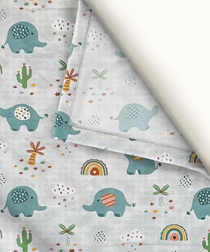 elephant theme kids bedsheet 