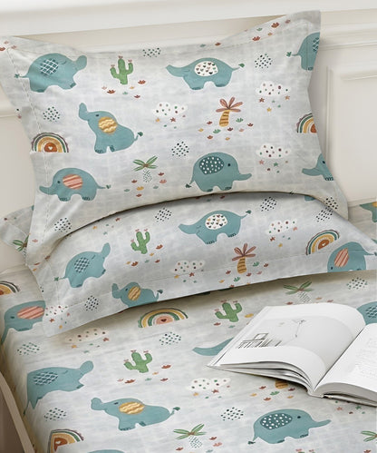 elephant theme kids bedsheet 