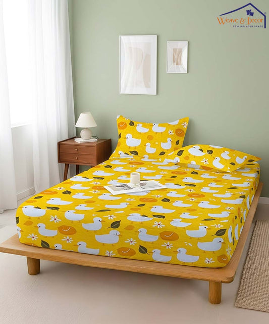 duck theme kids bedsheet 