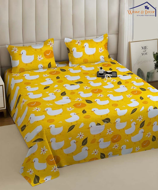 duck theme kids bedsheet 