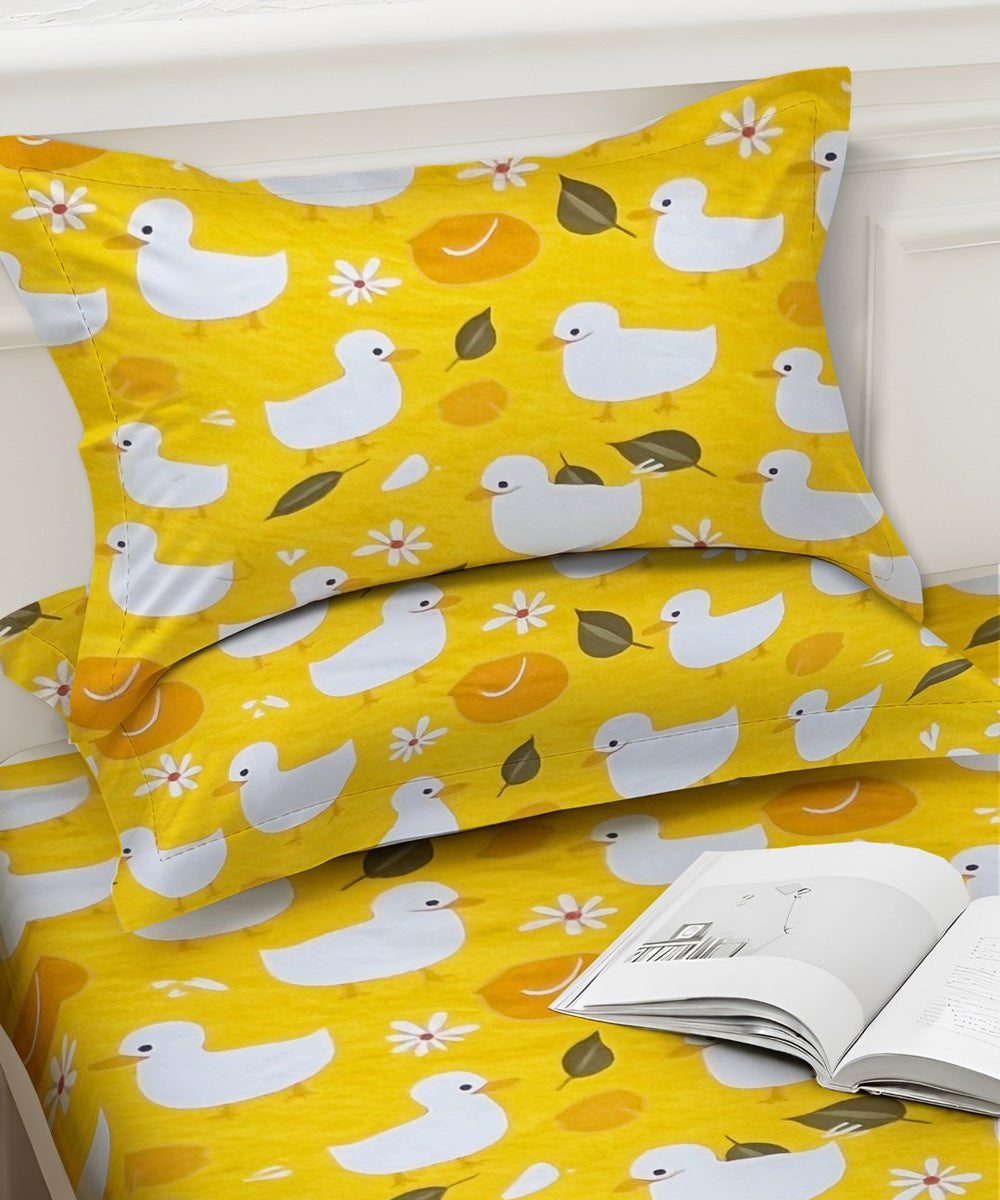 duck theme kids bedsheet 