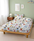 kids  dog theme bedsheet 