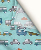 bus theme kids bedsheet 
