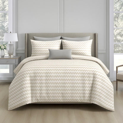 Pearl Wave Super King Fitted Bedsheet With 2 Pillow Covers
