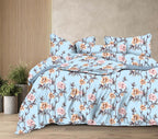 Morning Blossom Flat Bedsheet With Pillow Covers