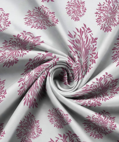 PINK & white floral bedsheet 