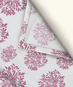 PINK & white floral bedsheet 